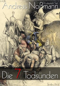 Postkarten Set - Die 7 Todsünden