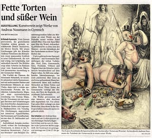 Fette Torten und süßer Wein