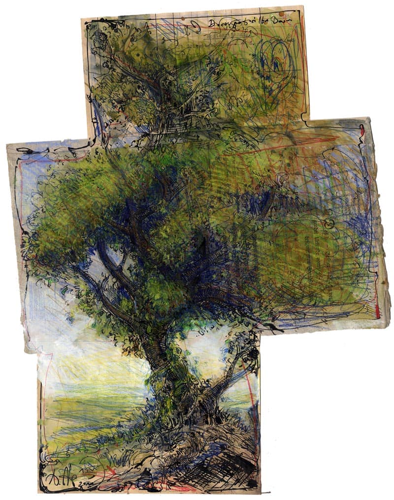 Dreigeteilter Baum
