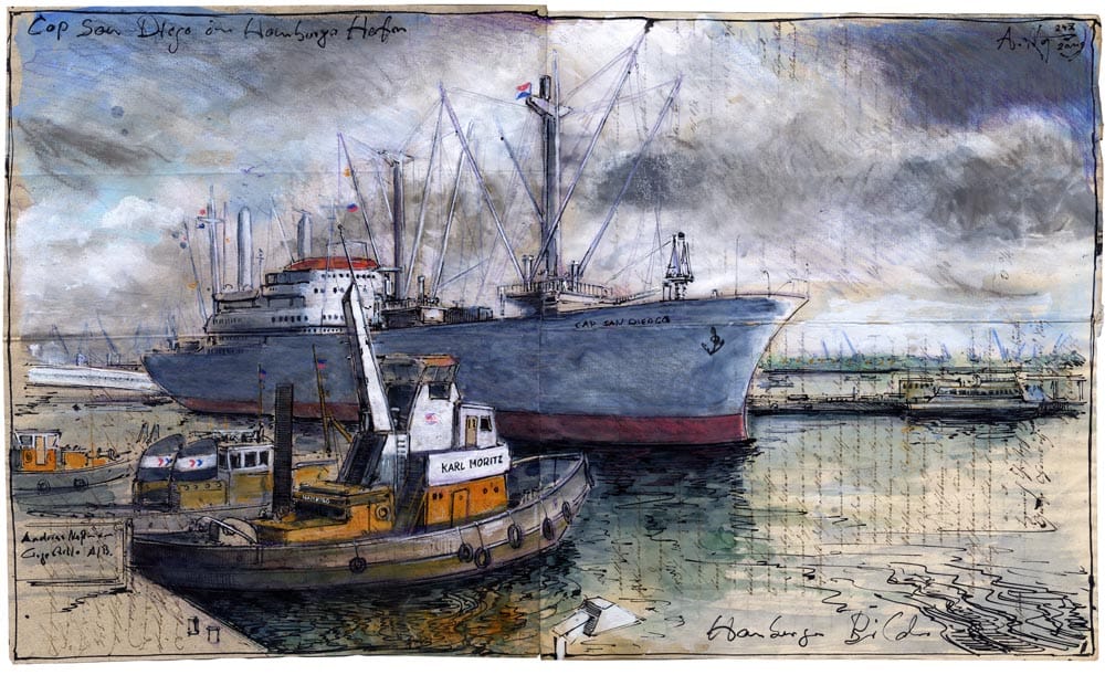 Cap San Diego im Hamburger Hafen